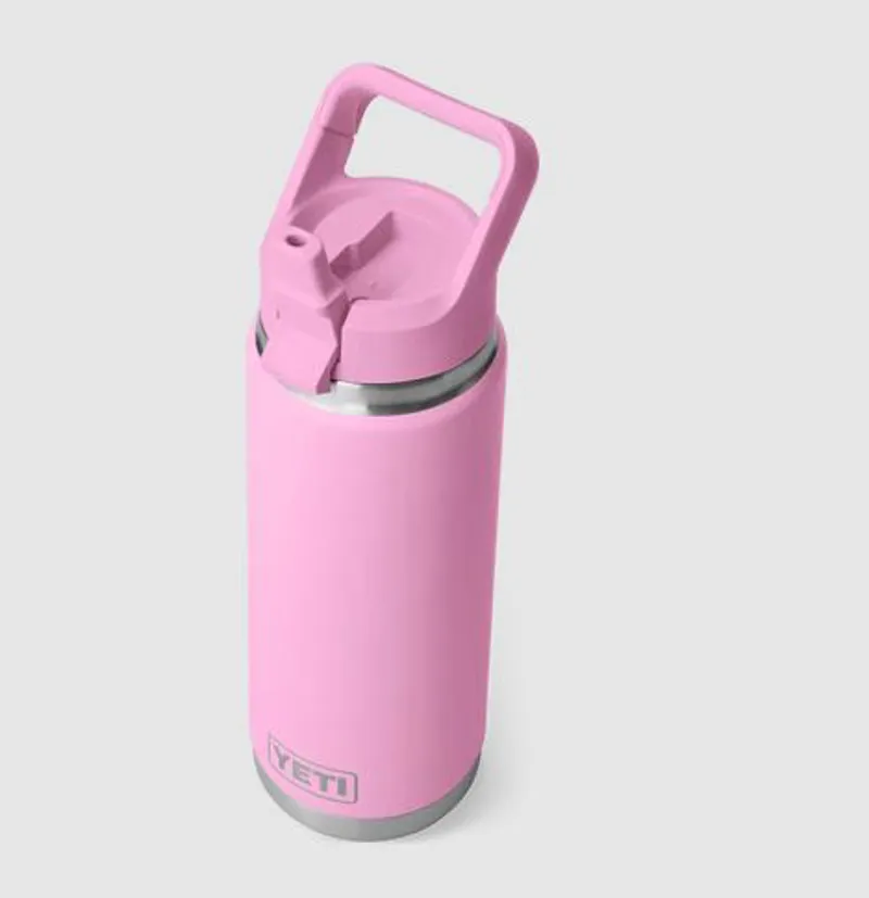 YETI Rambler 26 Oz Straw Cap Bottle - Power Pink-2